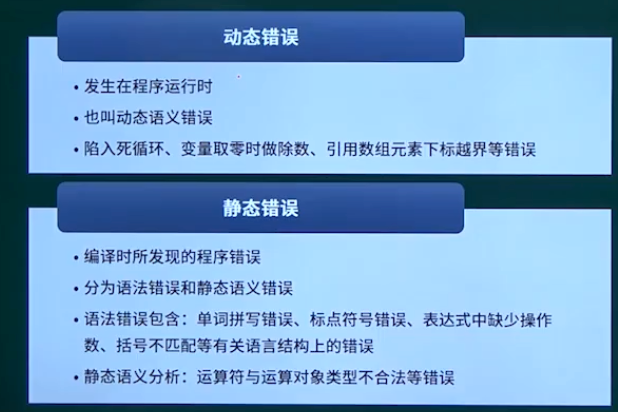 语义错误管理